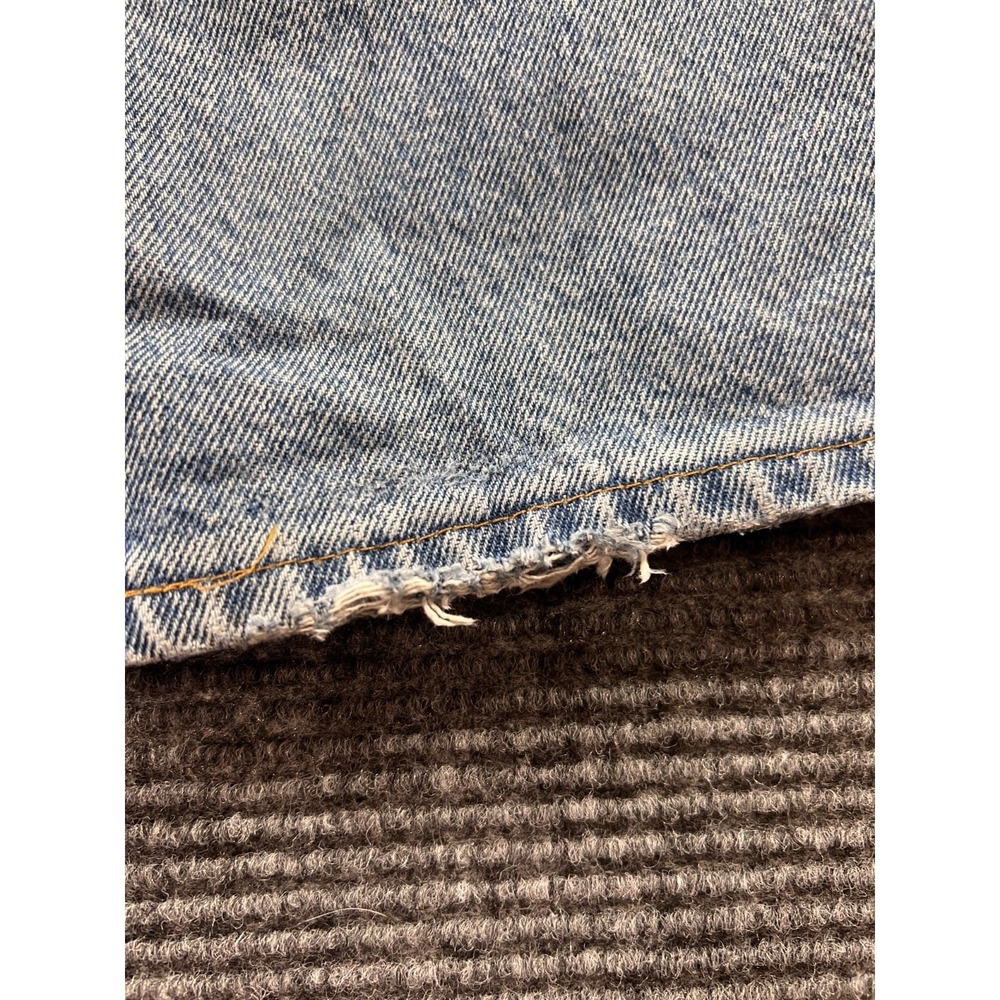 Vintage Carhartt Relaxed Fit Jeans Mens 32x34 Distressed Hem USA Workwear - Picture 7 of 16